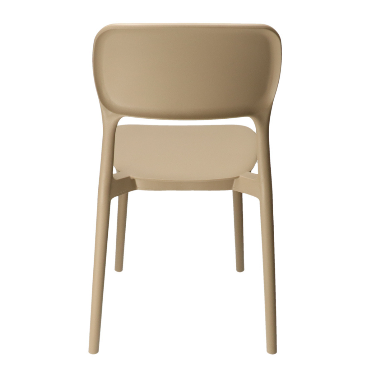 SI TONY Taupe design Plastic outdoor chair